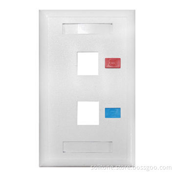 120 Type Two Holes Faceplate/Wall Plate